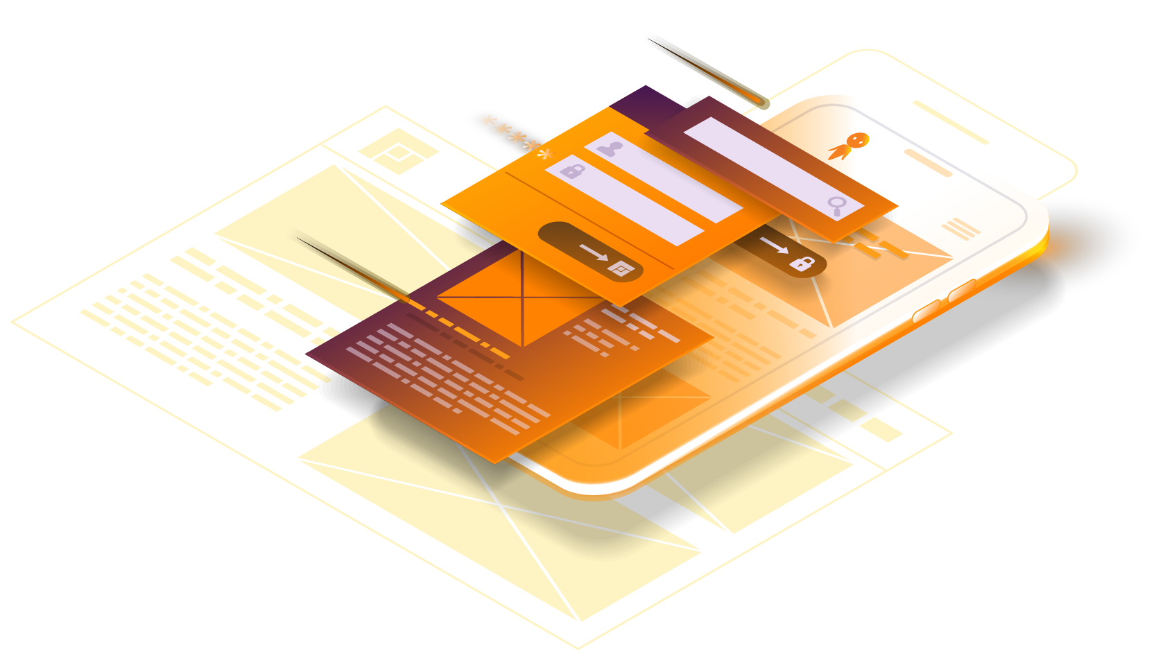 Ilustración de producto digital